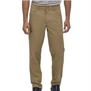 Patagonia Quandary Pants Mens 36x31 Khaki Hiking Work Stretch Performance Pocket